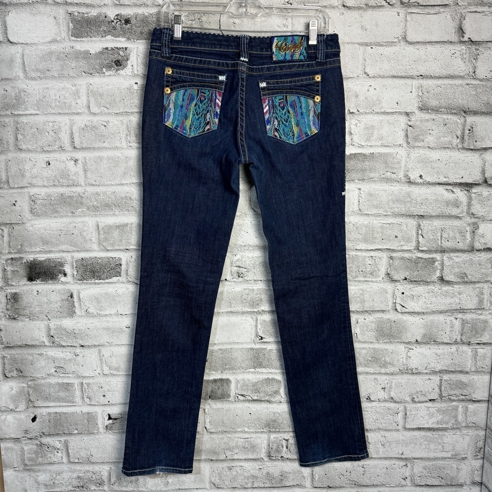 Coogi Vintage Y2K Embroidered Embellished Low Rise Jeans